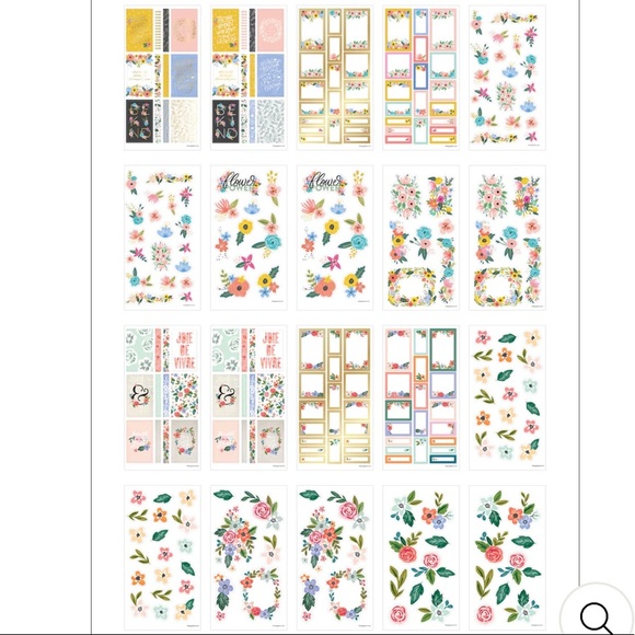 The Happy Planner Flower Power Mega Value Pack Stickers - Picture 5 of 7